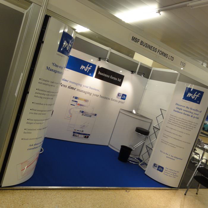 Shell scheme upgrade exhibition stand for MBF