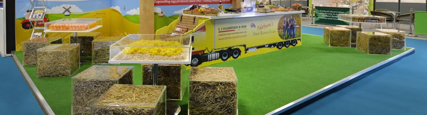 Exhibition stand for LJ Fairburn & Son